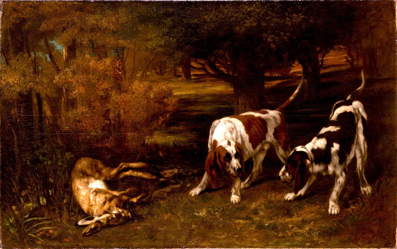  23-Cani da caccia con la lepre morta-Metropolitan Museum of Art-New York 